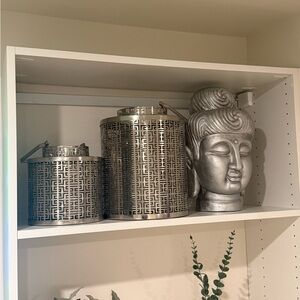 Silver Decorative Lanterns small and medium